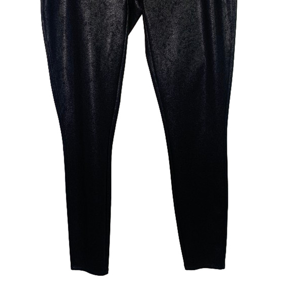 Spanx Assets Red Hot Label Structured Shine Faux Leather Leggings Womens Size XL - Picture 4 of 13